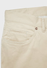HILTL Dude Essential Cotton 5-Pocket Trouser - Stone