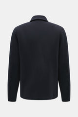 04651 CW Zip Polo - Navy