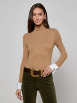 Flora Poplin Cuff Sweater - Oak Hall