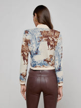 Osiris Jacquard Cardigan - Oak Hall