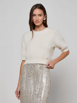 Guinevere Short Sleeve Crop Crew - Oak Hall