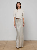 Guinevere Short Sleeve Crop Crew - Oak Hall