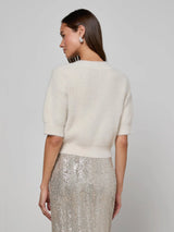 Guinevere Short Sleeve Crop Crew - Oak Hall