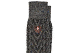 Martin Dingman Chevron Alpaca Yarn Socks - Stone