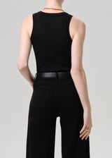 Citizens of Humanity Isabel Rib Tank - Black