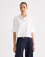 Next Ex Shirt in Superfine Cotton - White