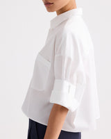Next Ex Shirt in Superfine Cotton - White