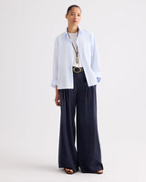 Next Morning Shirt in Superfine Cotton - Baby Blue