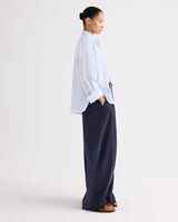 Next Morning Shirt in Superfine Cotton - Baby Blue