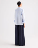Next Morning Shirt in Superfine Cotton - Baby Blue
