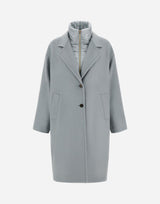 Manteco Wool Sb Coat W Detachable Bib