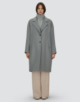 Manteco Wool Sb Coat W Detachable Bib