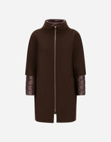 Ecowool Cocoon Coat W/ Removable Nylon Sleeves