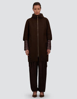 Ecowool Cocoon Coat W/ Removable Nylon Sleeves