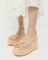 Channing Platform Sandal - Oak Hall