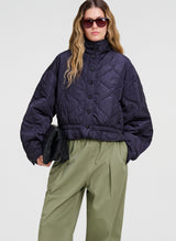 Claudia Quilted Jacket - Maritime Navy