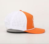 Hovi Dry Goods Tennessee Coonhound Performance Rope Hat - Orange/White