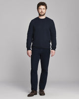 Billy Reid Cashmere Dover Sweater - Carbon Blue Heather