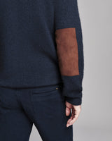 Billy Reid Cashmere Dover Sweater - Carbon Blue Heather