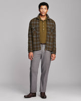 Billy Reid Numajiri Plaid Knit Jacket - Green Multi