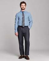 Billy Reid Corduroy Cedar Shirt - Steel Blue
