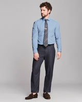 Billy Reid Corduroy Cedar Shirt - Steel Blue