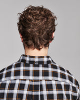 Billy Reid Block Check Tuscumbia Classic Shirt - Black Multi