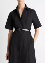Short Sleeve Shirt Dress - Oak Hall
