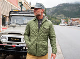 Criquet Quilted Shacket - Olive