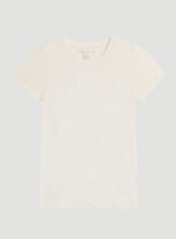 Soft Touch Short Sleeve Crewneck T-Shirt - Cream