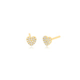 Diamond Baby Heart Stud Earring - Single - Oak Hall
