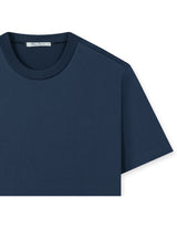Stefan Brandt Eli Sea Island Cotton Tee - Navy detail