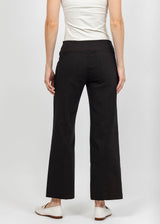 Elliott Lauren Control Stretch Wide Leg Pant with Grommets - Chocolate