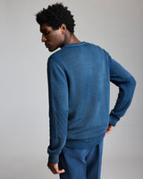 Garment-Dyed Henley Sweater - Oak Hall