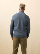 Textured Knit Quarter Zip - Oak Hall