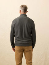 Textured Knit Quarter Zip - Oak Hall
