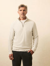 Textured Knit Quarter Zip - Oak Hall