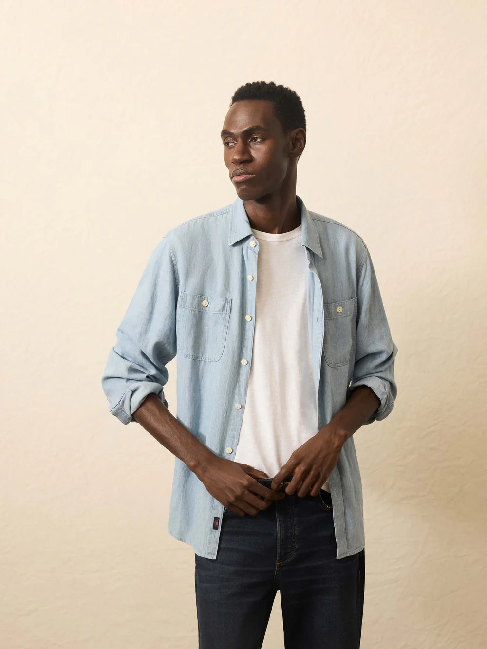 The Tried And True Chambray Workshirt | Oak Hall, Inc.