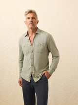 Field Knit Utility Shirt - Oak Hall
