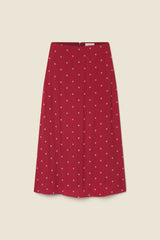 Demi Skirt - Berry Dot