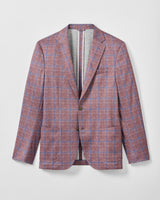 Printed Knit Stretch Sport Coat - Abby Pane - Mocha