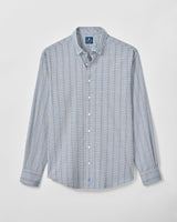 Everyday Performance Button Down Shirt - Brunswick Pane - Helios Blue