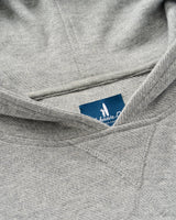 Cotton Blend Hoodie - Light Gray