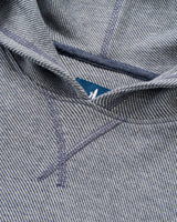 Cotton Blend Hoodie - Navy