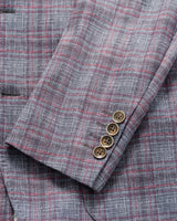 Gulf Coast Pane Knit Sport Coat - Charcoal