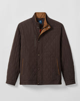Juno Quilted Snap Jacket - Cocoa