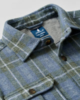 Labrador Tartan Lodge Shirt - Laguna Blue