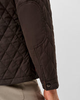 Juno Quilted Snap Jacket - Cocoa