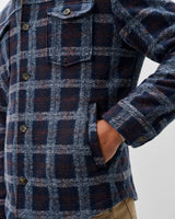Sherpa Lined Shacket - Navy