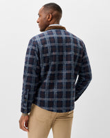 Sherpa Lined Shacket - Navy